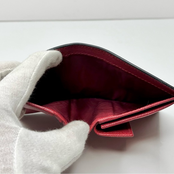 Prada Saffiano ‘Frankenstein Rose’ Limited Edition Bi-fold Wallet - Picture 11 of 12